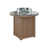 Hammered Top Stainless with Antique Mahogany Base selected
