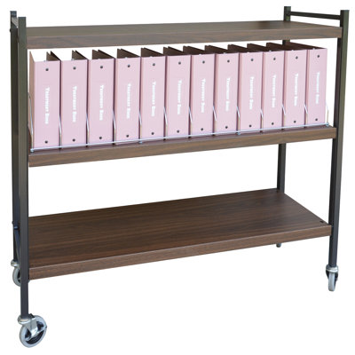 Big Beam 55'' H x 49.75'' W File Cart with Wheels