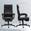 Chaise de bureau haut dossier en lin-295238663