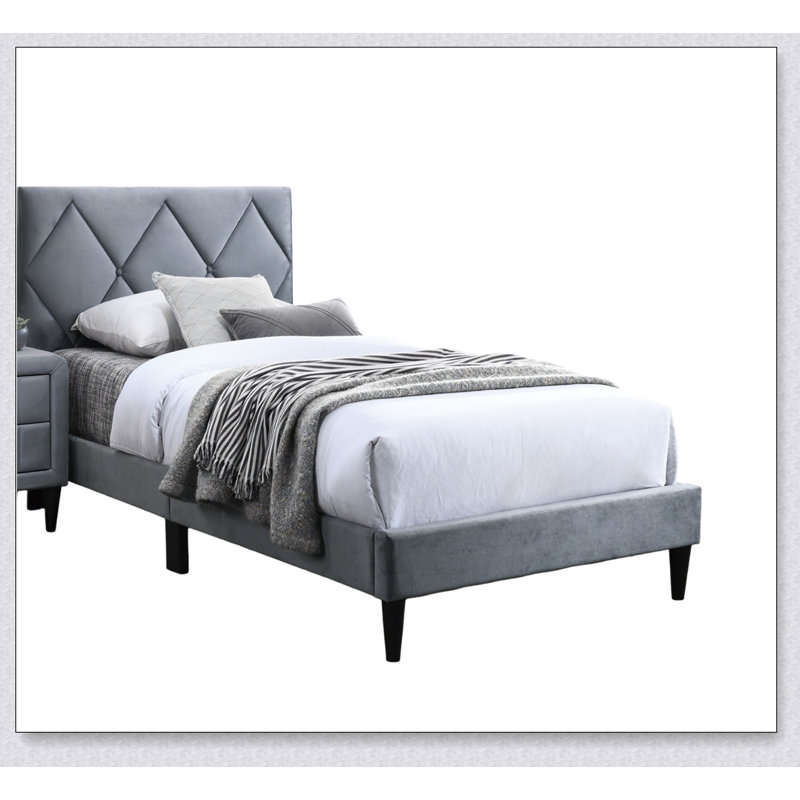 Lits, Double, Gris