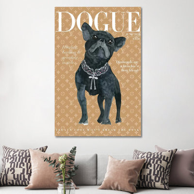 Dogue by Mercedes Lopez Charro - Wrapped Canvas Print