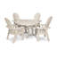 Ensemble repas 5 pièces POLYWOOD Vineyard Curveback Adirondack-29563455