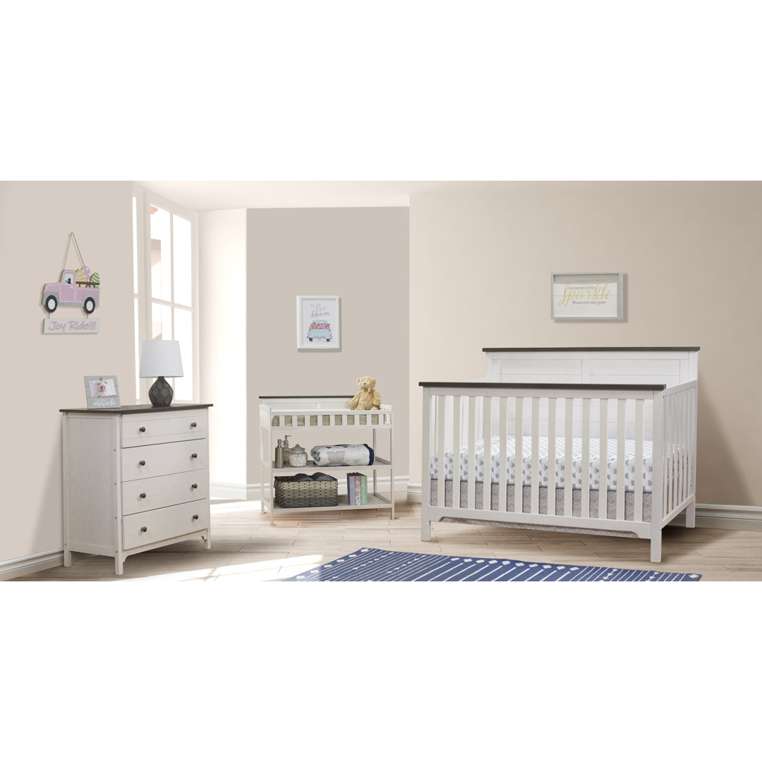 Farmhouse Convertible Standard 3 - Piece Nursery Furniture Set