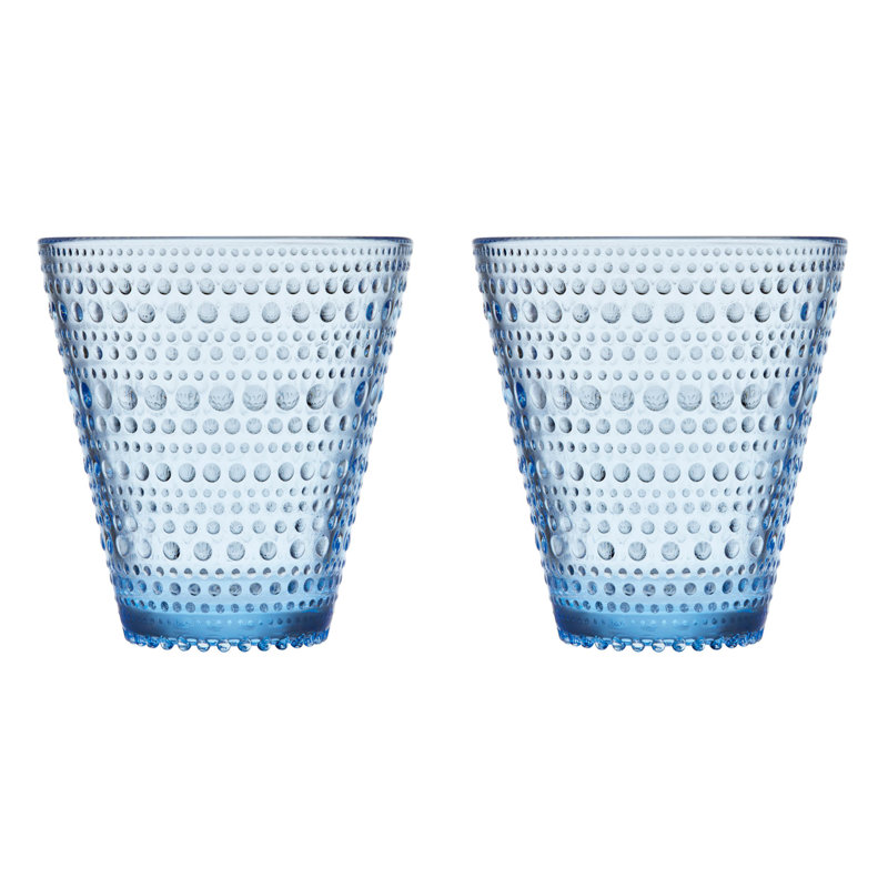 Kastehelmi Drinking Glass, Aqua