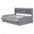 Wooden Captain Daybed Bed with Built-in Bookshelves-490314528-490314531