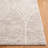 Kiian Hand Tufted Wool Cotton Geometric Rug in Gray/Ivory-200536943