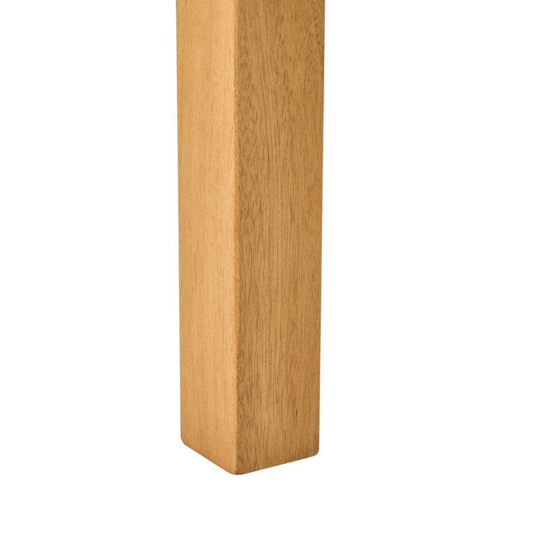 49cm H Solid Wood Stacking Side Chair, Beige