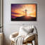 Hill Hill Cross Sunset, reproduction sur toile-102516086