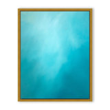 Coastal Retreat Underwater Clouds X by  - Floater Frame Print on Canvas