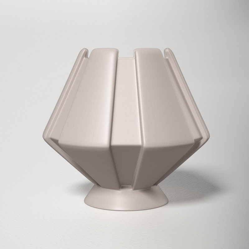 Percy Ceramic Novelty Lamp, LED, Gloss White