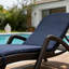 CHAISE Longe avec coussin