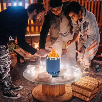 A Stove Outdoor Wood-burning Stove Courtyard Party Barbecue Heating Bonfires Stove