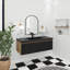 Ensemble de meuble-lavabo mural simple 48 po avec plateau en résine 48 po
