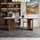 Simple style rectangular dining table