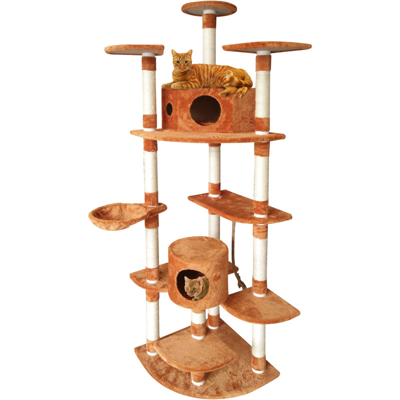 Condo pour chat à gratter 81" deluxe sky