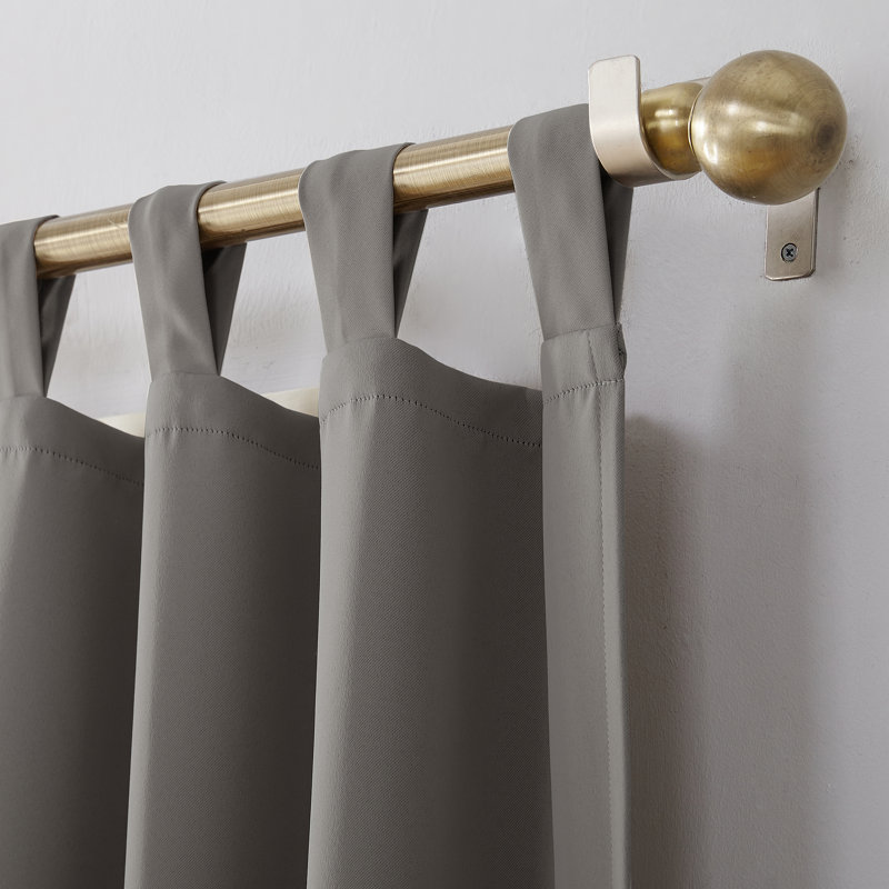 Panneau de rideau occultant thermique à pattes Wayfair Basics® Millen, Gris, l 40 po x L 63 po
