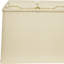Abat-jour rectangulaire ivoire en soie Pongee-429126698