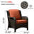 Peridot Wicker Outdoor Lounge Chair-69967813
