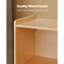 Armoire de rangement pour jouets à 2 niveaux avec casiers 5 sections pour école à domicile - brun