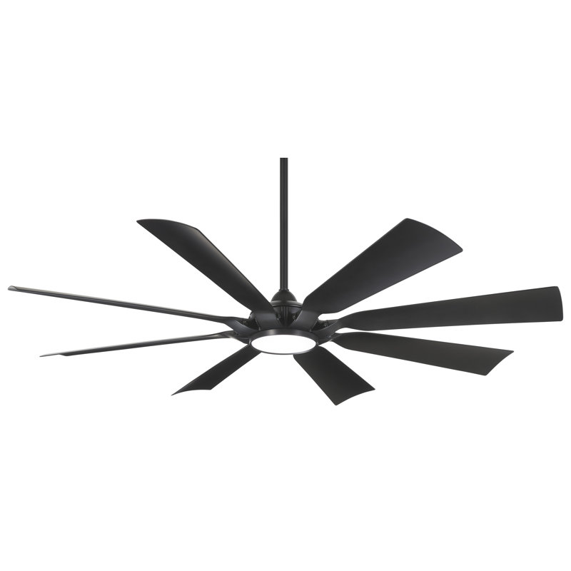 65'' Ceiling Fan with LED Lights, Coal