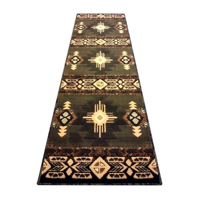 Traditional Olefin Fiber Leitha, Runner 2' x 7'