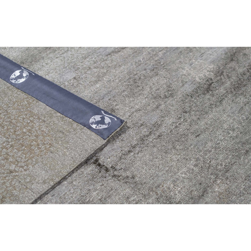 Hand Woven Wool Area Rug, Rectangle 2' x 3'