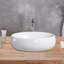 Orren Ellis Canonbury 12.5'' White Ceramic Oval Bathroom Sink