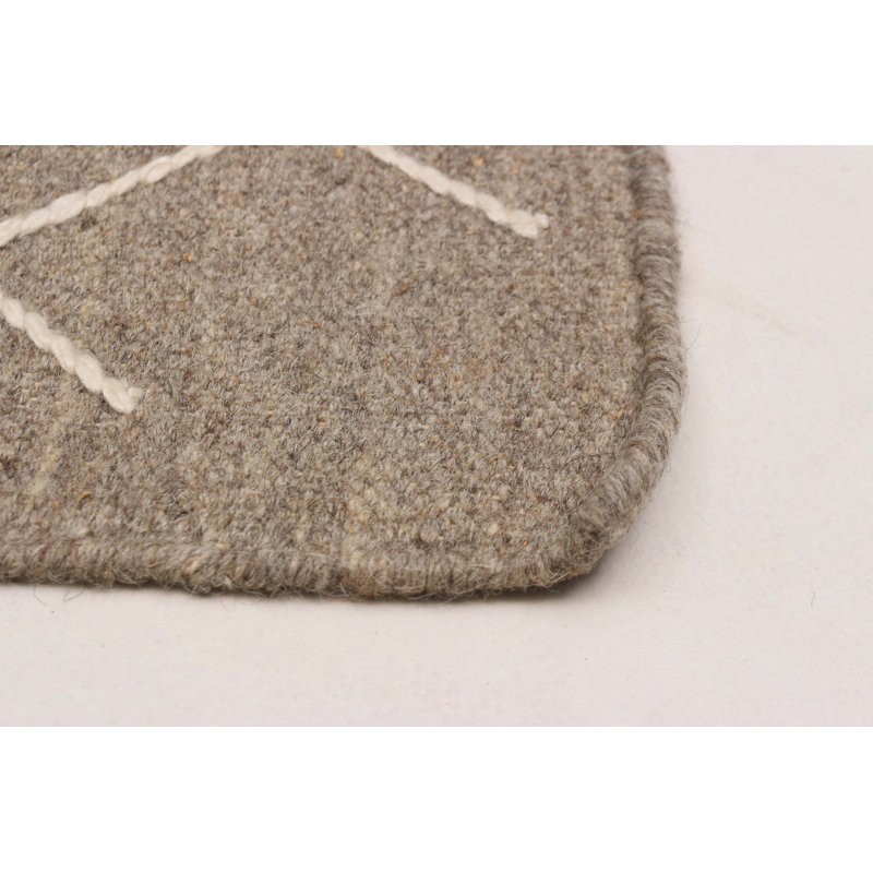 Marrakech Taupe Kilim 5'2" x 8'0"
