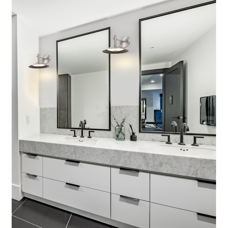 Vicente - 10 Inch LED Wall Sconce - 3K/4K/5K CCT Selectable, Brushed Nickel, Brushed Nickel