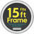 Yescom Trampoline Replacement Mat W/96V-Ring For 15" Trampoline Frame 7" Spring-103563356