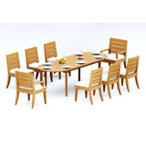 Atnas Outdoor - Piece Teak Dining Set