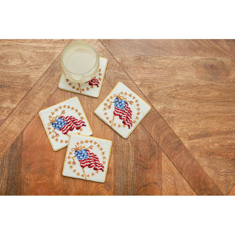 Sous-verre Drapeau américain Liberty Patriotic