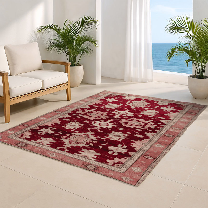 Tapis d'intérieur et d'extérieur surteint beige, Rectangulaire 2 pi x 3 pi