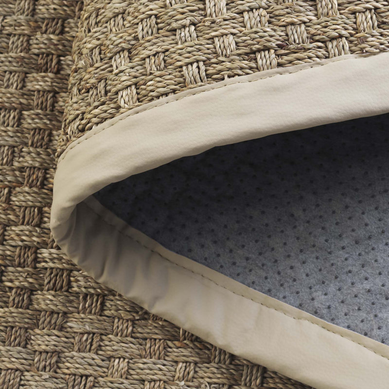 Tapis naturel / beige Teriq 117, Rectangle de 5 pi x 8 pi