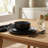 Black Diamond Stoneware Dinnerware Set, Service for 4