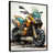 Black Floater Framed