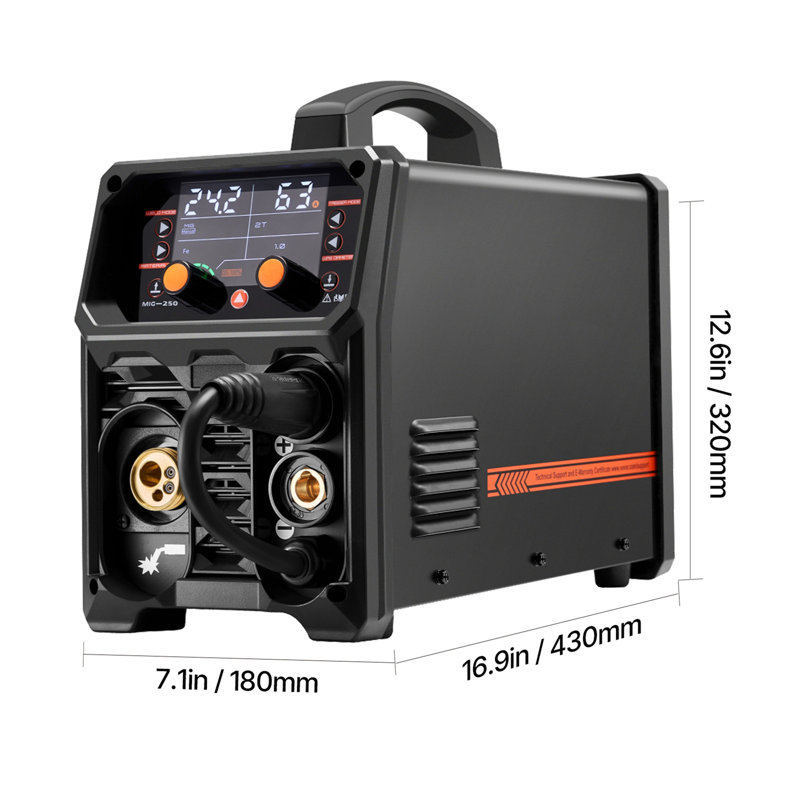 Pro MIG Welder 250A Pluse Mig Welding Machine 5-In-1 Synergic Welder Machine