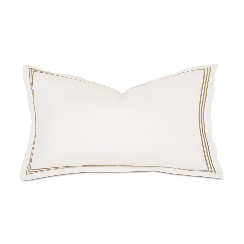 Tessa Cotton Sham Set, Ivory/Antique, King, Multi-stripe