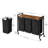 Cythia 3 Removable Liners Laundry Hamper with Wheels-1475038184