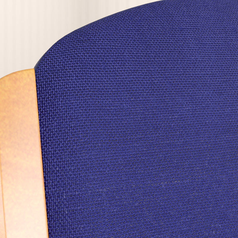 Villebois Bentwood Stacking Chair with Cushion, Blue