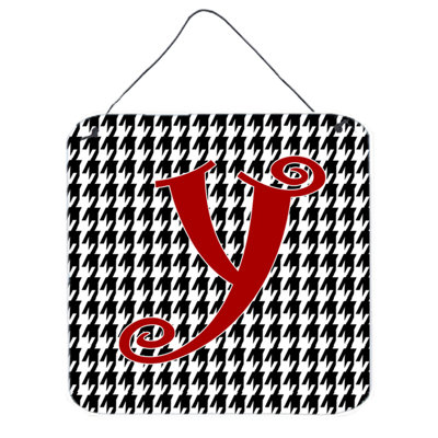 « houndstooth » par denny knight, impression sur plaque