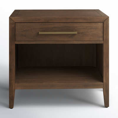 Pama 1 - Drawer Solid Wood Nightstand