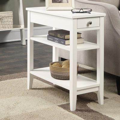 Carbin End Table with Drawer and Shelves