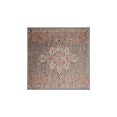 Machine Washable Gray Area Rug