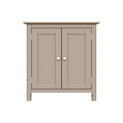 Palma 2 Door Compact Sideboard Buffet in Putty or Ivory White