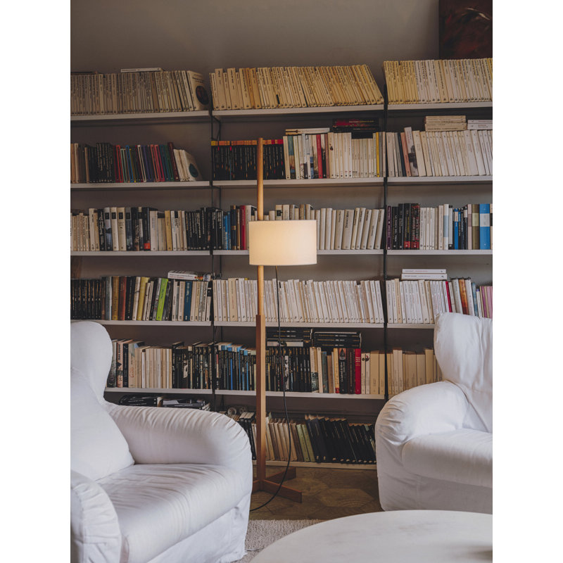 TMM Floor Lamp, Beech, Beige