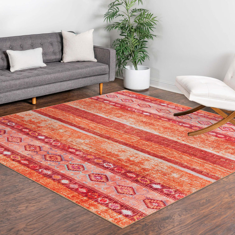 Audreyann Chenille Geometric Indoor Rug
