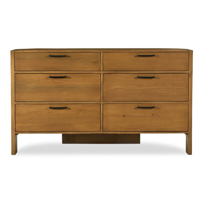 Agardi 6 Drawer Dresser Brown