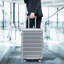20"/24"/28" 3 Pcs/Set In ABS Spinner Wheel Luggage, Matching Colour , With Combination Lock (Silver)