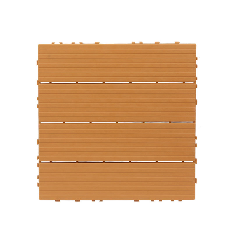 Carnet Plastic Interlocking Deck Tile, Light Brown, 29cm W x 29cm L